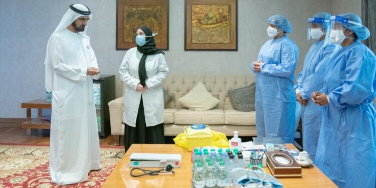 ദുബായ് ഭരണാധികാരി ഷെയ്ക് മക്തും കോവിഡ് വാക്സിൻ സ്വീകരിച്ചു