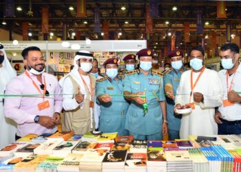 ഷാർജ പുസ്തക മേള; ഒലിവ് പബ്ലിക്കേഷൻസിന്റെ പവലിയൻ ഷാർജ പോലീസ് മേധാവി സൈഫ് അൽ സറി അൽ ഷംസി ഉദ്ഘാടനം ചെയ്തു