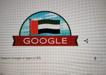 യു.എ.ഇ.യുടെ 49_മത് ദേശീയ ദിനത്തിൽ ആശംസകളർപ്പിക്കാൻ ഡൂഡിലുമായ് ഗൂഗിൾ.