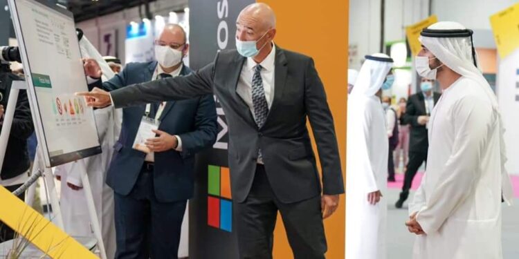 GITEX2020 ഭാവി ലോകത്തിന്റെ ഭാവിവിസ്മയകാഴ്ചകളുടെ പ്രദർശനമേളയ്ക്ക് ദുബായ് വേൾഡ് ട്രേഡ് സെന്ററിൽ ഷെയ്ഖ് ഹംദാൻ ബിൻ മുഹമ്മദ് ബിൻ റാഷിദ് തുടക്കം കുറിച്ചു.