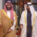 ശൈഖ് മുഹമ്മദ് ബിൻ സായിദ് അൽ നഹ്യാൻ-മുഹമ്മദ് ബിൻ സൽമാൻ ബിൻ അബ്ദുൽ അസീസുമായി കൂടിക്കാഴ്ച നടത്തി.