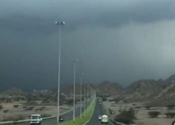 യു എ ഇ യുടെ വടക്കൻ മേഖലകളിൽ ശനിയാഴ്​ച ശക്തമായ മഴ ലഭിച്ചു