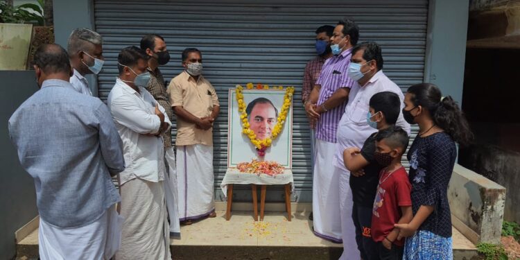 രാജീവ്‌ ഗാന്ധി ഇന്ത്യയെ വികസനകുതിപ്പിലേക്ക് നയിച്ചു: പുന്നക്കൻ മുഹമ്മദലി