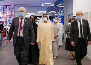 യുഎഇ വൈസ് പ്രസിഡന്റും പ്രധാനമന്ത്രിയും ദുബായ് ഭരണാധികാരിയുമായ ഷെയ്ഖ് മുഹമ്മദ് ബിൻ റാഷിദ് അൽ മക്തൂം എക്സ്പോ 2020 ദുബായിലെ തന്റെ പര്യടനത്തിന്റെ രണ്ടാം ദിവസം സൗദി, ഒമാൻ പവലിയനുകൾ സന്ദർശിച്ചു