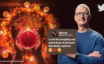 ദീപാവലി ആശംസകളുമായി ആപ്പിൾ സി ഇ ഒ