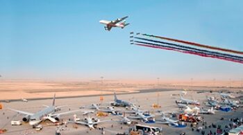 ദുബായിൽ ആഗോള വ്യോമയാനപ്രദർശനം ആരംഭിച്ച് രണ്ടാം ദിനം മൊത്തം ഇടപാടുകൾ 13,000 കോടി ദിർഹം കവിഞ്ഞു