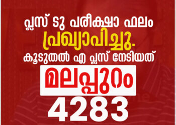 പ്ലസ്ടു ഫലം പ്രഖ്യാപിച്ചു: 83.87 ശതമാനം വിജയം; വിജയശതമാനം കൂടുതൽ കോഴിക്കോട്, കൂടുതൽ എ പ്ലസ് മലപ്പുറത്ത്