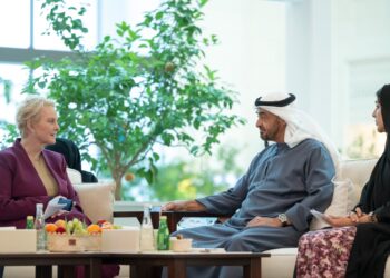 വേൾഡ് ഫുഡ് പ്രോഗ്രാം എക്‌സിക്യൂട്ടീവ് ഡയറക്ടറെ യുഎഇ രാഷ്ട്രപതി സ്വീകരിച്ചു