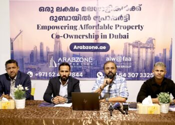 ദുബായിൽ ഒരു ലക്ഷം മലയാളികളെ  പ്രോപ്പർട്ടി ഉടമകളാക്കാനുള്ള പദ്ധതിയുമായി arabzone