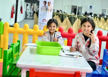 പൊതുമാപ്പ് കേന്ദ്രത്തിൽ കുട്ടികൾക്കായി പ്രത്യേക കളിസ്ഥലം