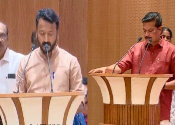 രാഹുൽ മാങ്കൂട്ടത്തിലും യു ആർ പ്രദീപും ഇനി എംഎൽഎമാർ;  ഇരുവരും സത്യപ്രതിജ്ഞ ചെയത് ചുമതലയേറ്റു