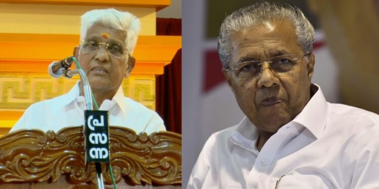 ക്ഷേത്രങ്ങളില് മേല്വസ്ത്രം ധരിക്കുന്നതുമായി ബന്ധപ്പെട്ട പരാമര്ശം: മുഖ്യമന്ത്രിക്കെതിരെ രൂക്ഷ വിമര്ശനവുമായി ജി. സുകുമാരന് നായര്; ഇതര മതസ്ഥരെ വിമര്ശിക്കാന് ധൈര്യമുണ്ടോ എന്ന് ചോദ്യം.