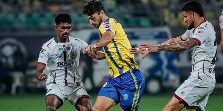 കൊച്ചിയില് ബ്ലാസ്റ്റേഴ്സിനെ തകര്ത്ത് മോഹന് ബഗാന്; എതിരില്ലാത്ത മൂന്ന് ഗോളിന് തോറ്റു