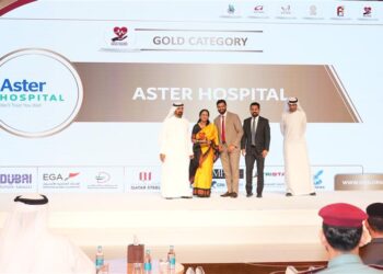 ദുബായ് ക്വാളിറ്റി ഗ്രൂപ്പ് അവാര്‍ഡില്‍ മെഡിക്കല്‍ മികവിനുള്ള അംഗീകാരം നേടി ആസ്റ്റര്‍ ഹോസ്പിറ്റല്‍