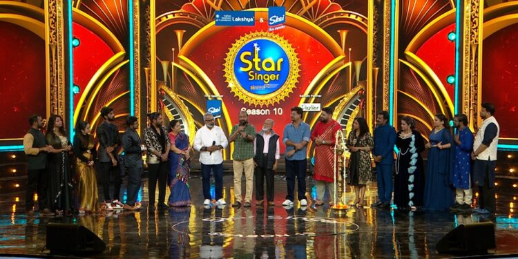സ്റ്റാർ സിംഗർ സീസൺ 10 ഒരു ഗ്രാൻഡ് മെഗാ ലോഞ്ചിനായി ഒരുങ്ങുന്നു: മഞ്ജു വാര്യർ, ഭാവന, കൂടാതെ  മലയാളം സംഗീതലോകത്തിലെ അതികായരും ഉദ്‌ഘാടനവേദിയിലെത്തുന്നു