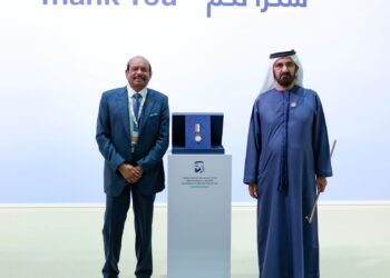 എം.എ  യൂസഫലി ഉൾപ്പടെയുള്ളവർക്ക് മുഹമ്മദ് ബിൻ റാഷിദ് അൽ മക്തൂം മെഡൽ ഫോർ ഫിലാന്ത്രോപ്പി ശൈഖ് മുഹമ്മദ് സമ്മാനിച്ചു